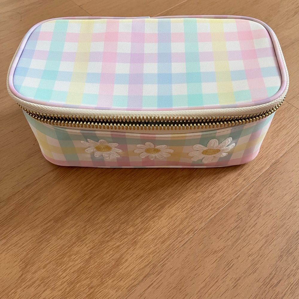 Stoney clover lane SCL open top embroidered rainbow gingham